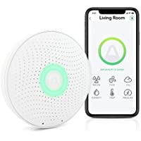 Airthings Wave Plus Smart Radon- detector de CO2 y TVOCs con sensores de temperatura- humedad y presión de aire- operado…